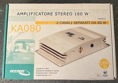 Amplificatore stereo 160W, nuovo