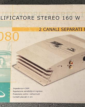 Amplificatore stereo 160W, nuovo