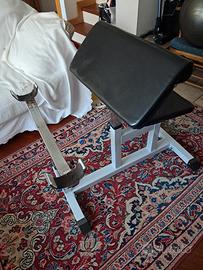 panca scott per bicipiti 