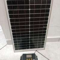 Pannello solare e regolatore