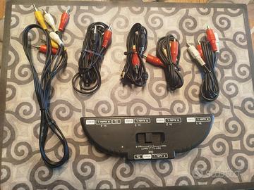 Selettore Audio/Video RCA 4 Ingressi