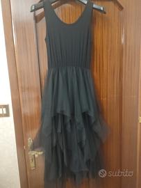 abito in tulle e cotone 