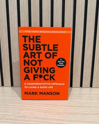 English book -The Subtle Art of Not Giving a F*ck