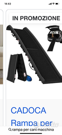 Rampa macchina per cani