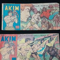 strisce e albo raro vintage fumetti akim bonelli