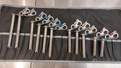 Set viti ghiaccio Black Diamond Express Ice Screw