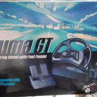 Volante con pedaliera