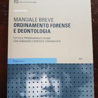 Manuale breve ordinamento forense e deontologia