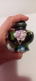 Vasetto potiche Cina Cloisonne' vintage 