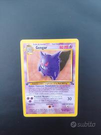 Carta Pokemon Gengar 20/62 1ª Edizione Fossil ita