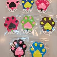 zampine feltro ,con disco orario ,fatte a mano 