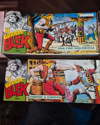 Fumetti Il Grande Blek strisce 1-2-3 serie comple