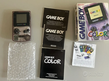 Game boy color con scatola e manuali funzionante