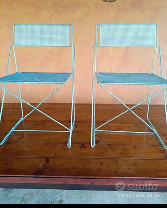 Sedie design x line anni 70 