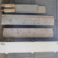 9 SPONDE in ALLUMINIO con PIANTONI