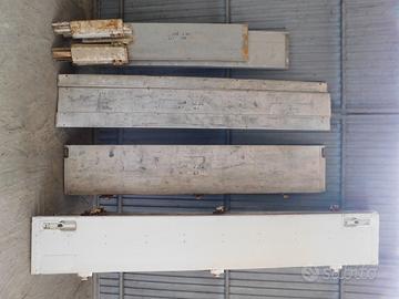 9 SPONDE in ALLUMINIO con PIANTONI