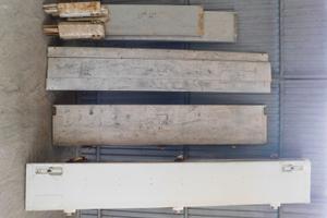 9 SPONDE in ALLUMINIO con PIANTONI