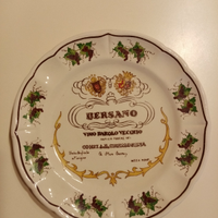 Piatto in ceramica Bersano da collezione