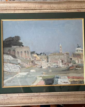 Quadro originale di Maceo Casadei olio su  tavola