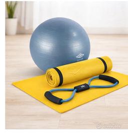 set fitness  Umbro composto palla-tappeto-elastico