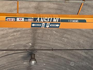 Carroponte Anselmi Legnano 2000kg con telecomando