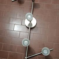 lampadario con faretti 