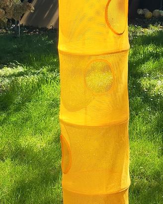 Rete portaoggetti pieghevole a 6 scomparti