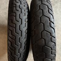 Gomme Dunlop D402 MT90 16 e MU85 16 per Harley