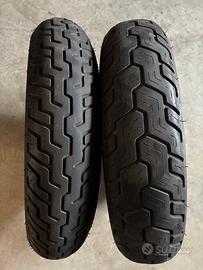 Gomme Dunlop D402 MT90 16 e MU85 16 per Harley