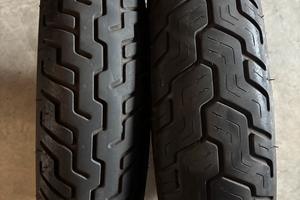 Gomme Dunlop D402 MT90 16 e MU85 16 per Harley