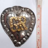 cuore Ex Voto argento 