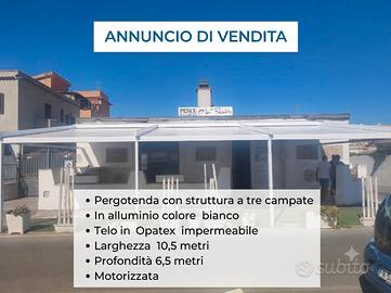 pergotenda motorizzata