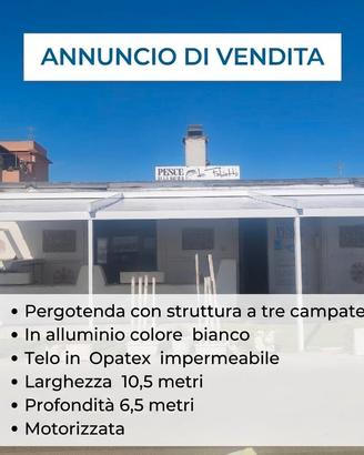 pergotenda motorizzata