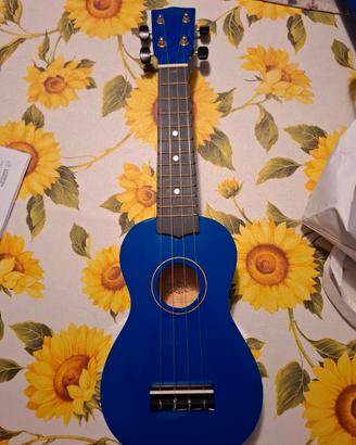 Ukulele con custodia