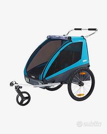 Rimorchio Thule Chariot Coaster 2 XT + Gancio bici