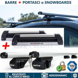 Barre Portatutto + Portasci per JEEP RENEGADE