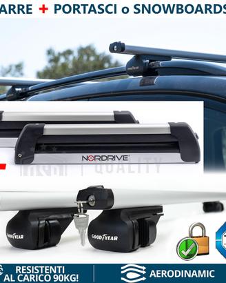 Barre Portatutto + Portasci per JEEP RENEGADE