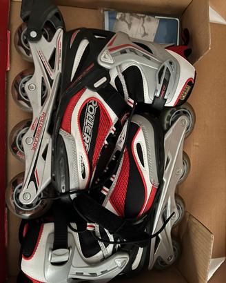 Rollerblade Spark 4.0 taglia 42  nero/rosso