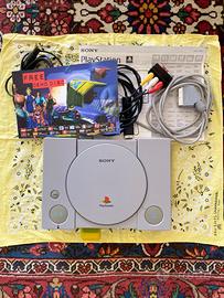 Sony PlayStation 1 e Controller Sterzo e Pedali