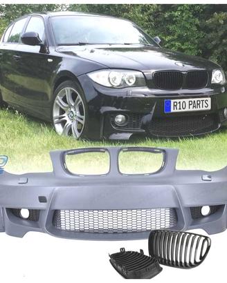 PARAURTI ANTERIORE BMW E81 E87 E82 04-13 LOOK 1M S