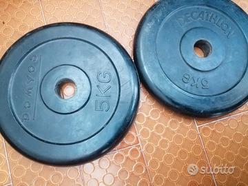 COPPIA PESI GOMMATI Decathlon n.25KG 28mm