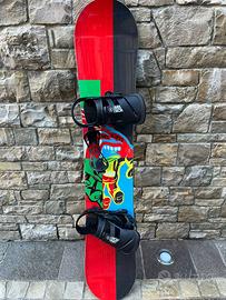 Tavola da snowboard SANTA CRUZ + attacchi BURTON