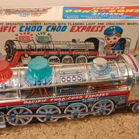 Modellino Latta Trenino Pacific Choo Choo Express 