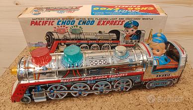 Modellino Latta Trenino Pacific Choo Choo Express 
