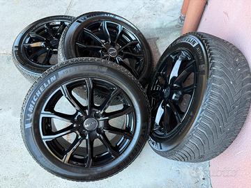 4 cerchi in lega MAK black con gomme invernali
