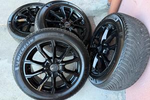 4 cerchi in lega MAK black con gomme invernali