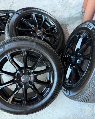 4 cerchi in lega MAK black con gomme invernali