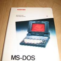 TOSHIBA MS-DOS 3.30 MANUAL OPERATING SYSTEM MICROS