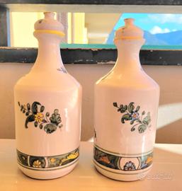 bottiglie in ceramica dipinte a mano