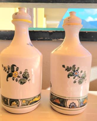 bottiglie in ceramica dipinte a mano